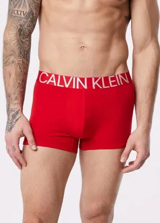 Боксеры-брифы с логотипом Calvin Klein 1981-Красный