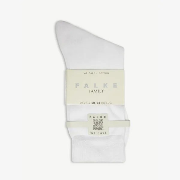 Семейные носки из смесового хлопка Falke, белый