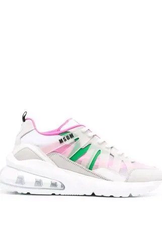 MSGM кроссовки со вставками