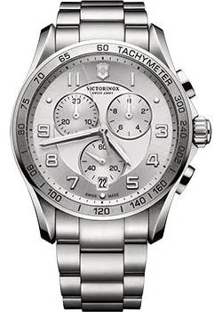 Швейцарские наручные  мужские часы Victorinox Swiss Army 241654. Коллекция Chrono Classic