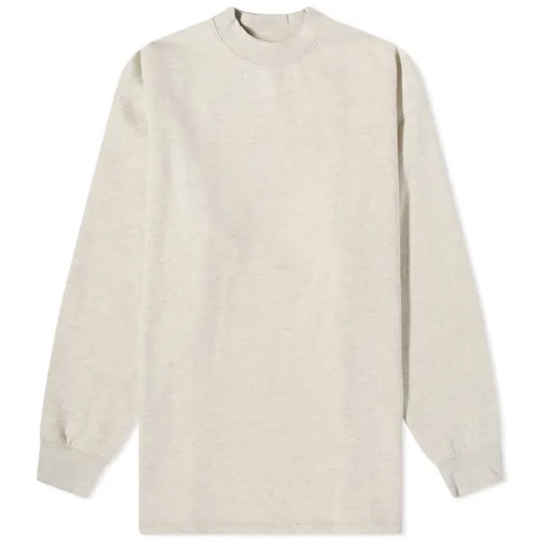 Футболка FEAR OF GOD ESSENTIALS Relaxed Back Logo Longsleeve Tee
