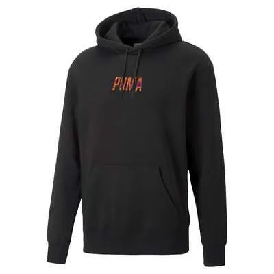 Puma Swxp Graphic Pullover Hoodie Mens Black Casual Outerwear 53730751