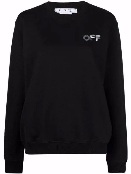 Off-White толстовка с логотипом Arrows