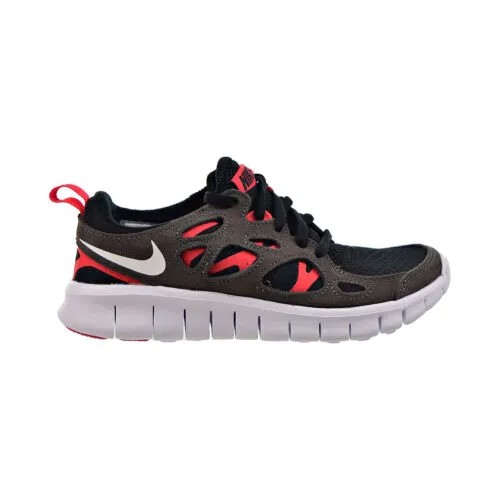 Детские кроссовки Nike Free Run 2 (GS) Black-Siren Red-Medium Ash DD0163-002