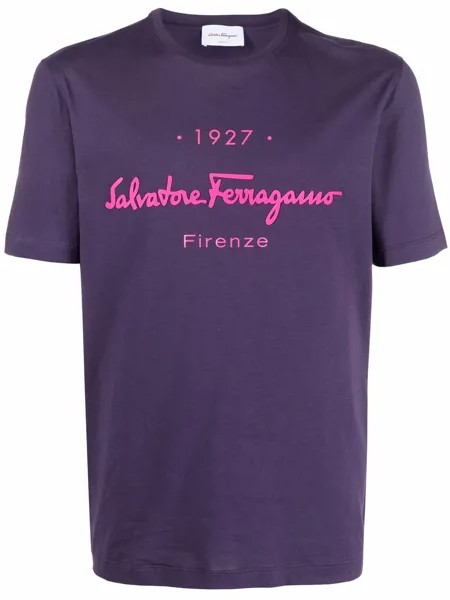 Salvatore Ferragamo 1927 Signature logo-print T-shirt