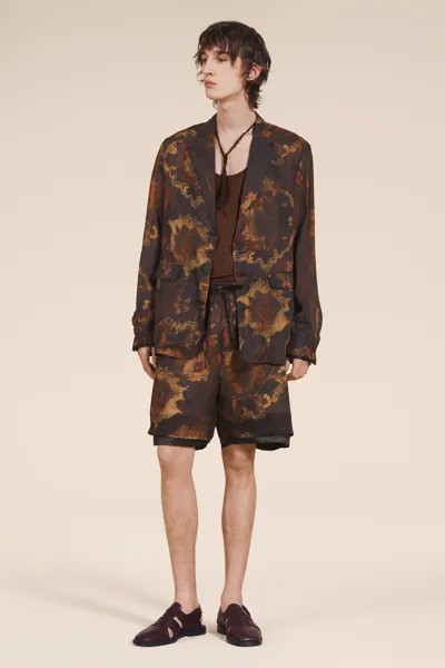 Кожаные сандалии в клетке ZARA, бордовый красный