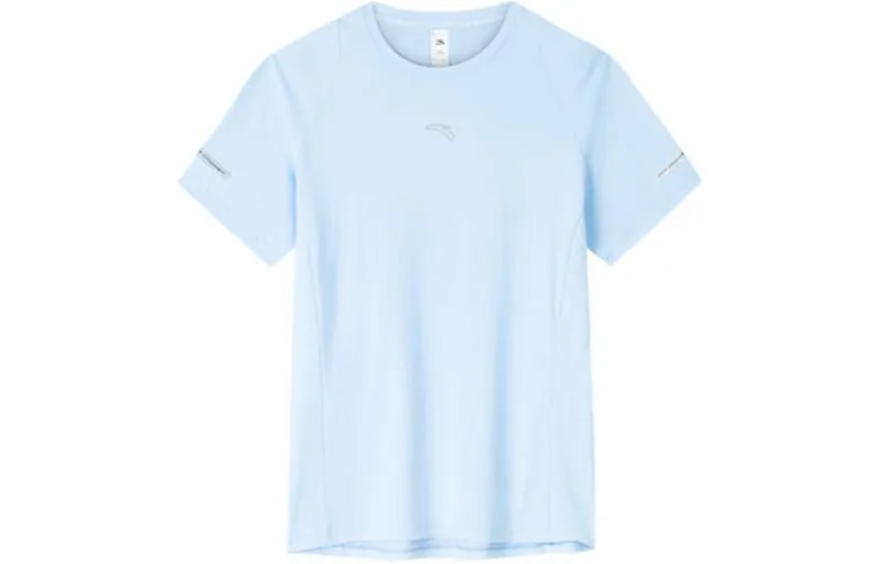 Футболка женская из коллекции Running, цвет Water Cloud Blue Anta