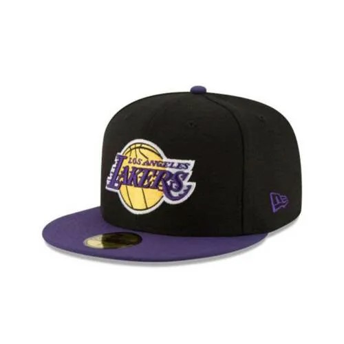 Мужская кепка New Era Los Angeles Lakers 2Tone 59Fifty, черная 70343677