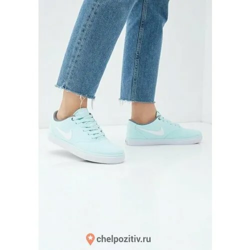 Кеды NIKE, размер 40 EU, голубой