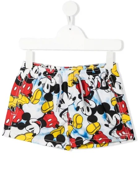 Mc2 Saint Barth Kids плавки-шорты с принтом Mickey Mouse