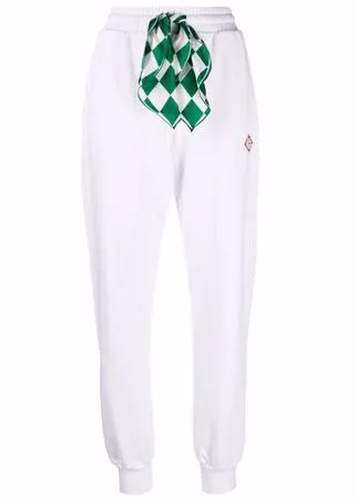 Casablanca спортивные брюки с декоративным платком