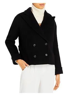 POLO RALPH LAUREN Женское черное двубортное пальто с зазубренными лацканами M