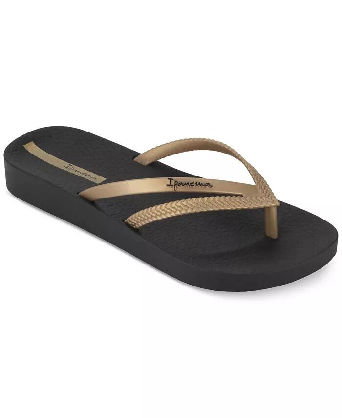 Сандалии без шнуровки Bossa Soft Fem Ipanema, черный