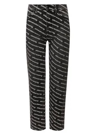 Джинсы с логотипом бренда Denim X Alexander Wang