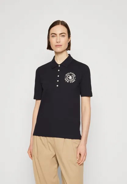 Рубашка-поло CREST Tommy Hilfiger, темно-синий