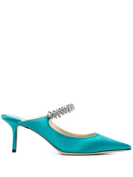 Jimmy Choo туфли Bing 65 с кристаллами, синий