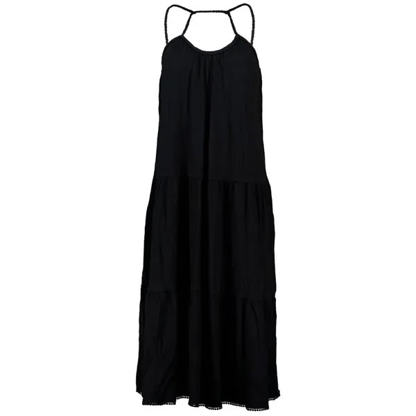 Платье миди Superdry Vintage Jersey, черный