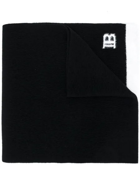 Balmain шарф с вышитым логотипом