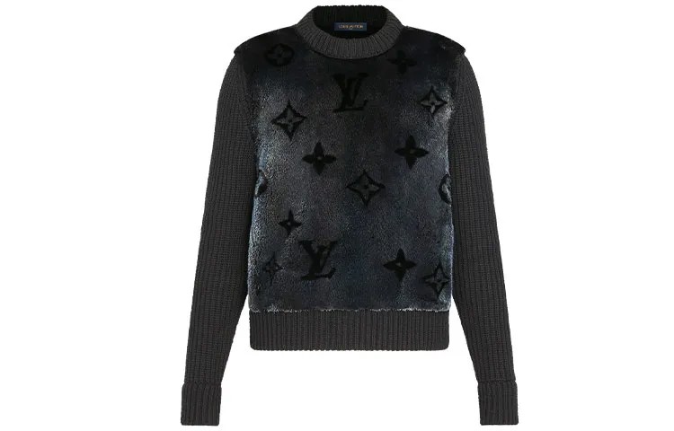 LOUIS VUITTON Мужской свитер, цвет Black
