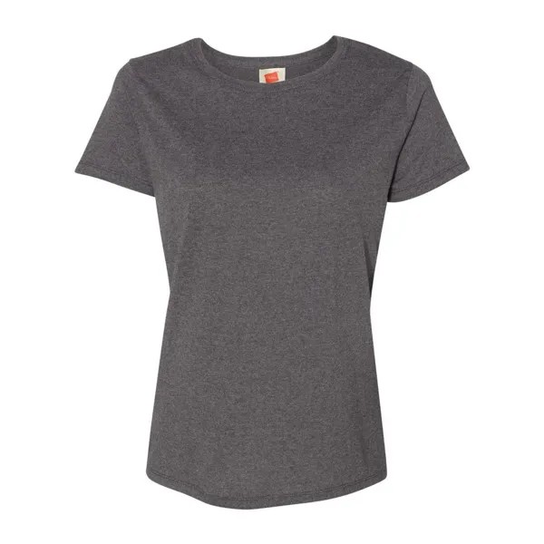 Женская футболка Hanes Essential-T, цвет Charcoal Heather