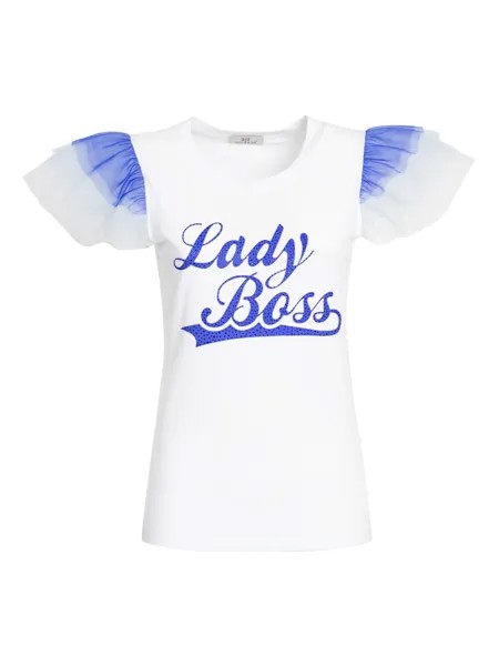 Футболка Influencer LADY BOSS, белый