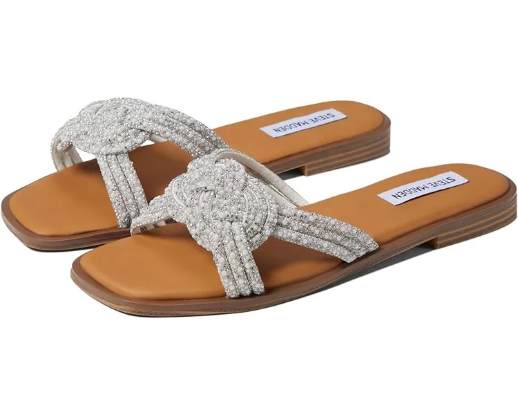 Сандалии Steve Madden Perform Flat Sandal, цвет Bone Multi