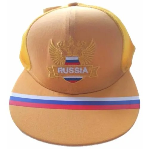 Бейсболка , размер 54, желтый