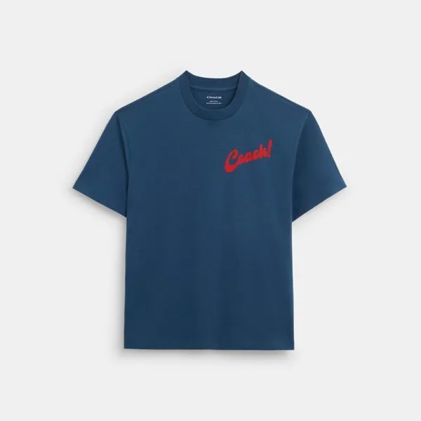 Футболка COACH Boardwalk Specials, цвет Dark Denim