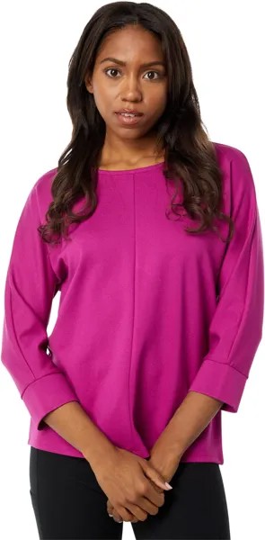Топ Anne Klein Dolman Sleeve Top with Seam, цвет Elderberry