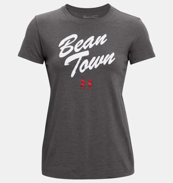 Женская футболка свободного кроя размера XL Under Armour Boston Bean Town, серая