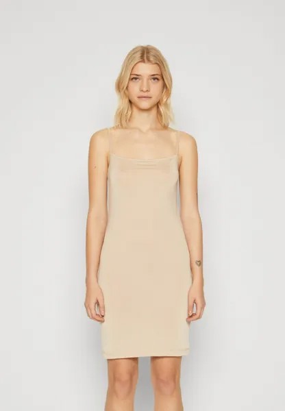 Платье из джерси SLIP DRESS Samsøe Samsøe, цвет humus