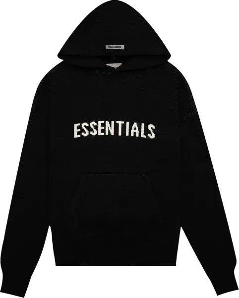 Свитер Fear of God Essentials Knit Sweater 'Black', черный