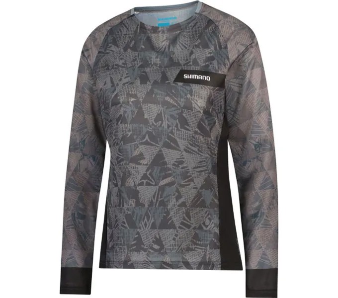 Лонгслив SHIMANO Long Sleeve Jersey Woman's SAIKO, черный