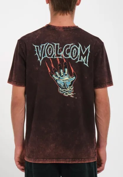 Футболка с принтом Featured Artist Max Sherman Volcom, цвет tie dye