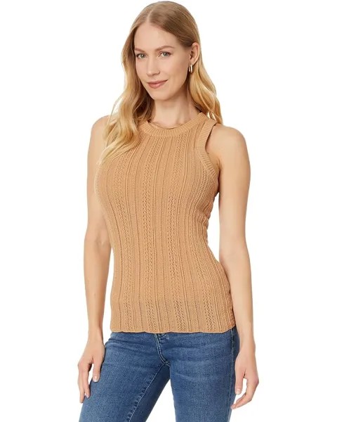 Топ 7 For All Mankind Mixed Stitch Sweater, цвет Toffee