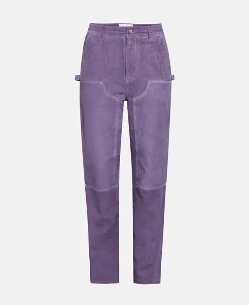 Кожаные брюки Deadwood, фиолетовый