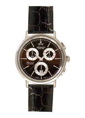 Швейцарские наручные  мужские часы Atlantic 50441.41.81. Коллекция Seacrest