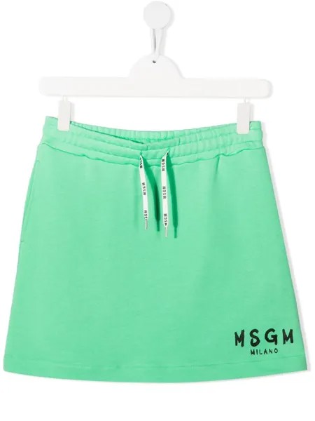 MSGM Kids юбка с логотипом