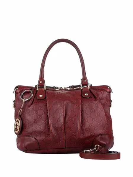 Gucci Pre-Owned сумка Guccissima Sukey с ручками и ремнем