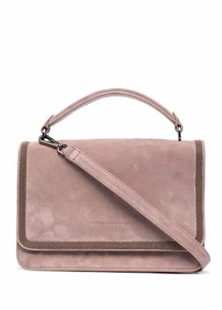 Brunello Cucinelli декорированная сумка-тоут