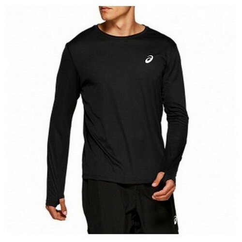 Лонгслив мужской ASICS 2011A010 001 SILVER LS TOP цвет черный размер M