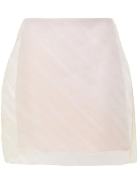 Viktor & Rolf юбка мини с тюлем, розовый