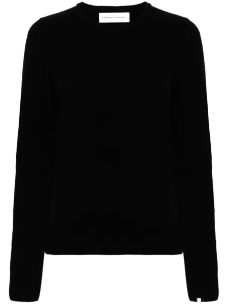 Extreme cashmere свитер в рубчик, черный
