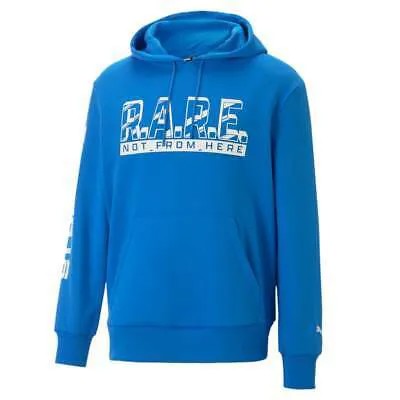 Puma Melo X Roty Pullover Hoodie Мужская синяя повседневная верхняя одежда 53800301