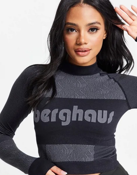 Серый лонгслив Berghaus Zhora