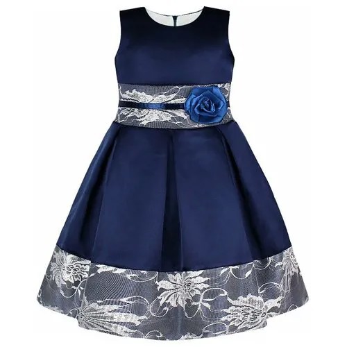 Платье радуга дети, размер 28/110, синий