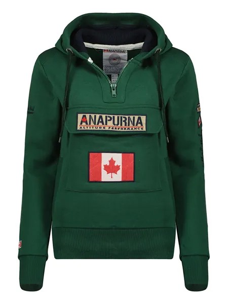 Толстовка ANAPURNA Hoodie Gymana, темно-зеленый