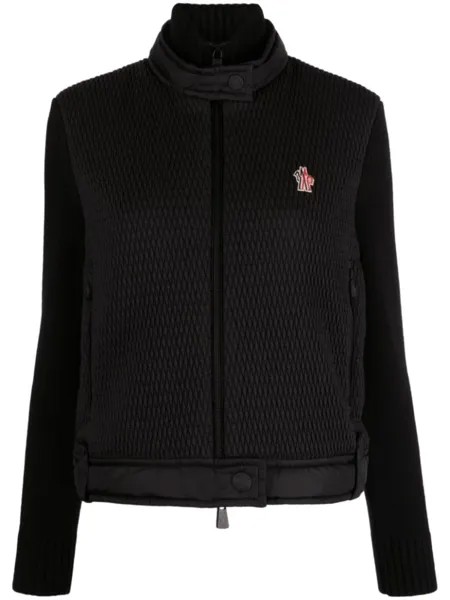 Moncler Grenoble куртка со вставками, черный