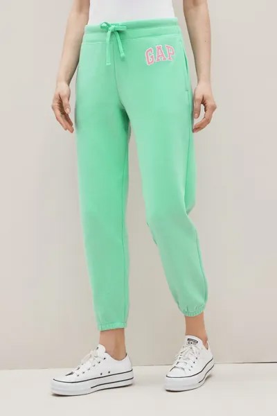 Спортивные брюки Vintage Arch с логотипом Gap, зеленый