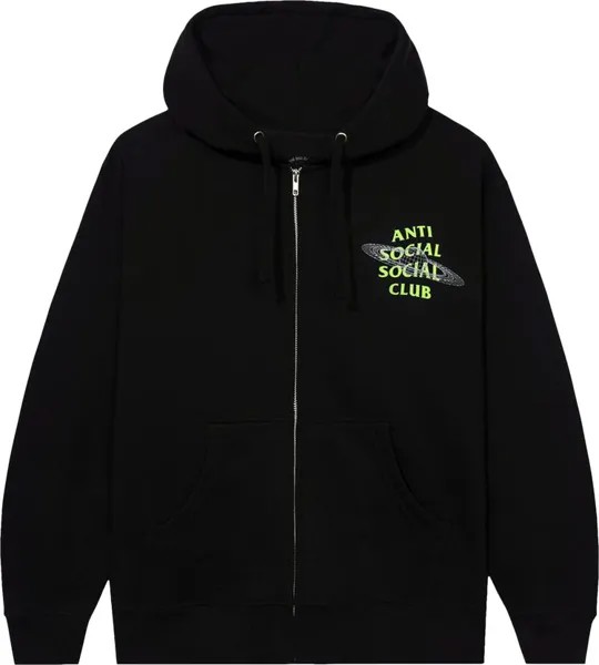 Худи Anti Social Social Club The Shape Of Things Zip Hoodie 'Black', черный